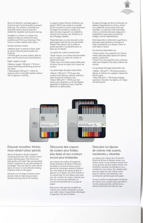 Skitsebog - A4 - 25 Sider - Winsor & Newton