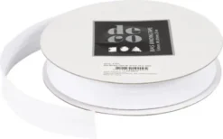 Skråbånd - B 20 MM - Hvid - 25 M