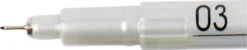 Skrivetusch - Tykkelse 0,3 MM - Sort - 1 Stk