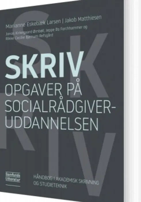 Skriv Opgaver På Socialrådgiveruddannelsen
