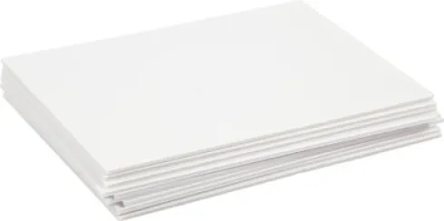 Skumkarton - A4 - 3 MM - Hvid - 10 Ark