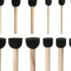Skumstencil Pensler - L 9-10 CM - Ø 13+20+25+35 MM - 12 Stk
