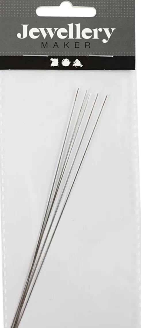 Smykkenål - L 12 CM - Tykkelse 0,25 MM - 5 Stk