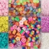 Smykkesæt - Med Forskellige Perler Og Nylon Tråd - Craft Id