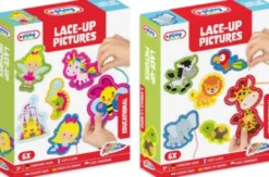 Snøresæt Med 6 Dyr - Lace-Up Billeder - Assorteret