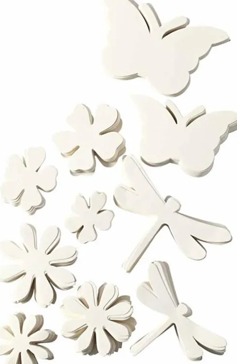 Sommerfigurer - Str. 4,5-12 CM - 240 G - Hvid - 362 Stk
