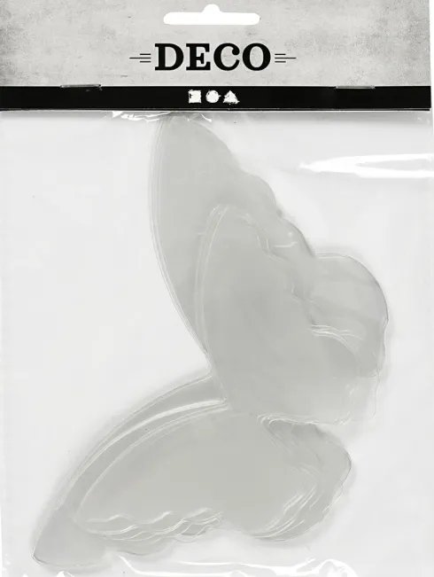 Sommerfuglevinger - Str. 16X9,5 CM - 20 Stk