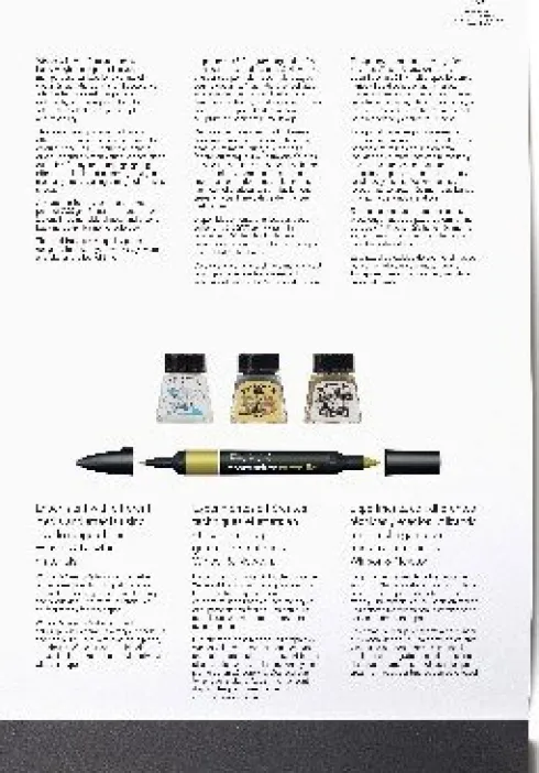 Sort Tegnepapir - A4 - 25 Sider - Mixed Media Black - Winsor & Newton