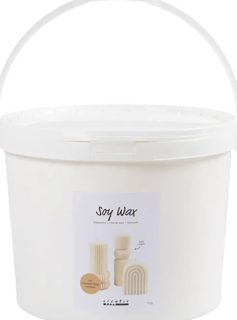 Soyavoks - Til Fritstående Lys - Creme - 5 KG