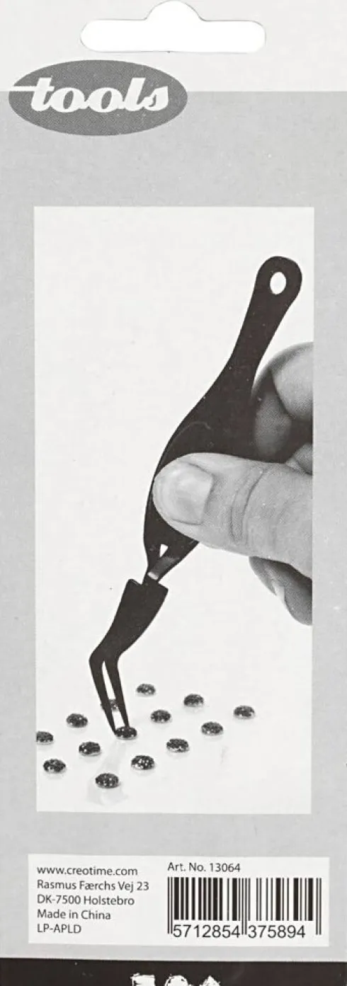 Spids Pincet Med Fjeder Til Hobby - 12,5 CM