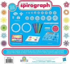 Spirograph Sæt - Spiral Tegnesæt Med Tusser - 30+ Dele