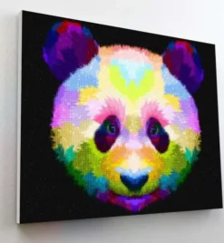 Splat Planet - Diamond Painting - Lærred - Panda - 30X40 CM