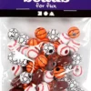 Sportsperler - Str. 11-15 MM - Hulstr. 3-4 MM - Assorterede Farver - 45 G