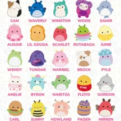 Squishmallows - Viskelæder Sæt 25 Stk. - 333-231675