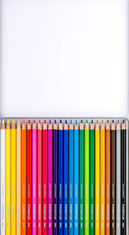 Staedtler - Akvarel Farveblyanter Sæt - 24 Farver