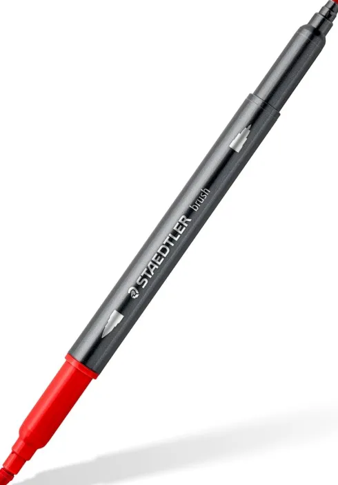 Staedtler - Double-Ended Watercolour Brush Pens - 18 Stk