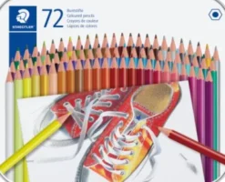 Staedtler - Farveblyanter I Metalboks - 72 Stk