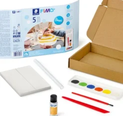 Staedtler - Fimo Air - Lufttørrende Ler Sæt - 5 Dele - Basic