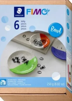 Staedtler - Fimo Air - Lufttørrende Ler Sæt - 6 Dele - Skåle