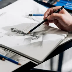 Staedtler - Mars Lumograph Black - 6 Blyanter - Artist Series - Sort