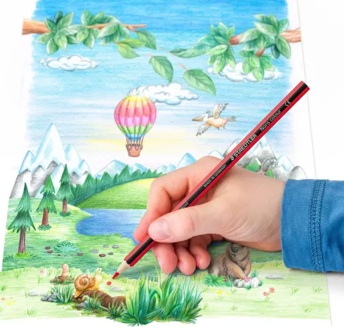 Staedtler Noris - 144 Farveblyanter Og 3 Blyantspidsere - 12 Farver