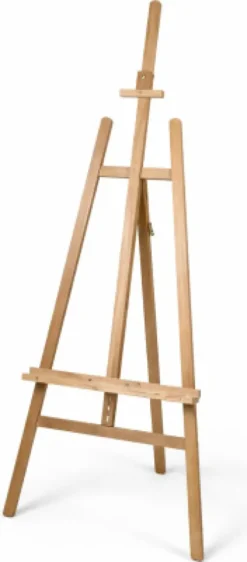 Staffeli I Træ - Maks. Lærred På 109 CM - Artino