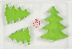 Støbeform - Grantræ - H 6+8+10 CM - D 9 MM - Str. 14,9X22 CM - 1 Stk