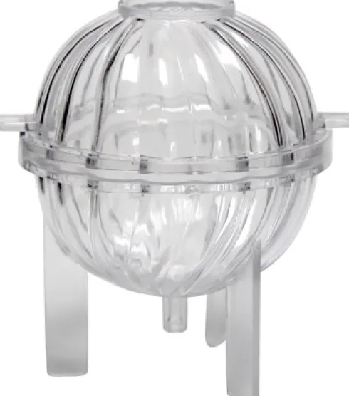 Støbeform Til Lys - Spiralkugle - H 70 MM