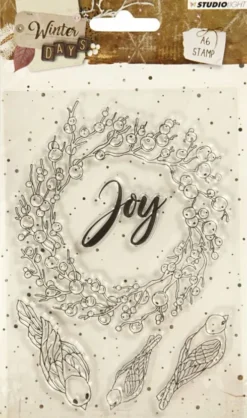 Stempelmotiver - Joy - Str. 10,5X15 CM - 1 Ark