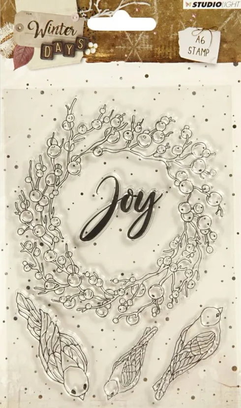 Stempelmotiver - Joy - Str. 10,5X15 CM - 1 Ark