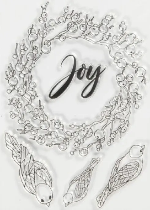 Stempelmotiver - Joy - Str. 10,5X15 CM - 1 Ark