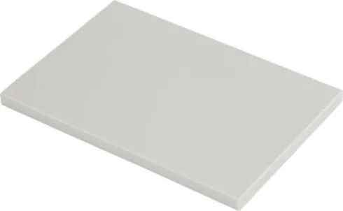 Stempelplade - Str. 10X15,5 CM - Tykkelse 0,8 CM - Lys Grå - 10 Stk