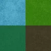 Stempelpude - H 2 CM - Str. 3,5X3,5 CM - Grøn - Lys Grøn - Oliven - Aqua - 4 Stk