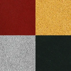 Stempelpude - H 2 CM - Str. 3,5X3,5 CM - Guld - Løvgrøn - Julerød - Sølv - 4 Stk