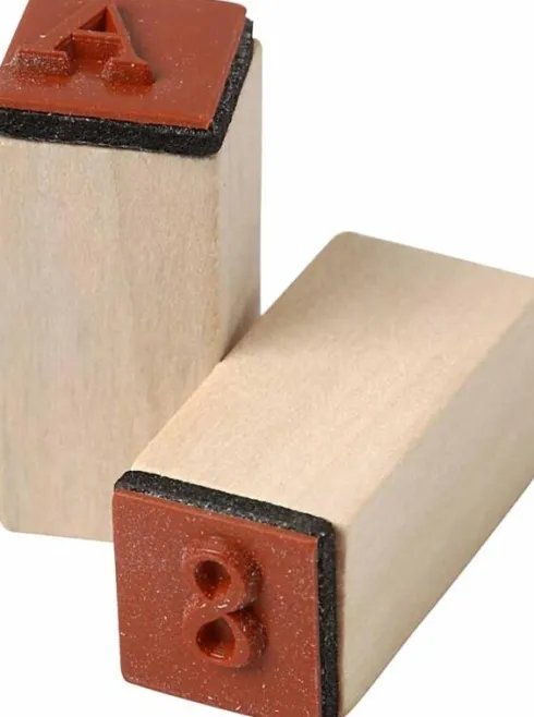 Stempelsæt - H 8 MM - Str. 13X13 MM - 42 Assorterede