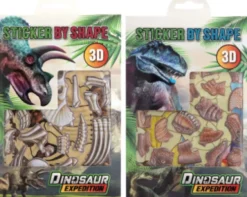 Stickers Dino By Shape 3D 2 Assorterede