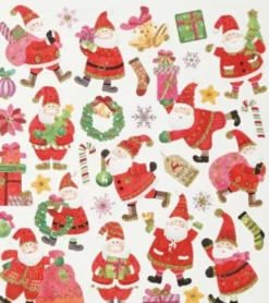 Stickers - Julemand I Hopla - Ark 15X16,5 CM - 1 Ark