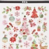 Stickers - Romantisk Jul - Ark 15X16,5 CM - 1 Ark