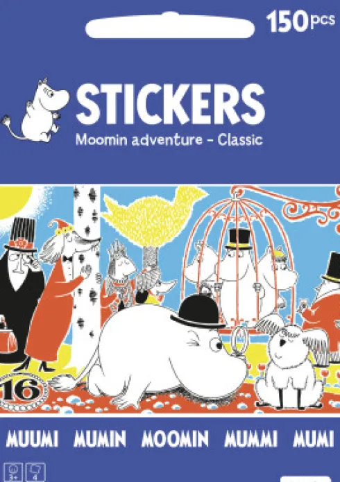 Stickers Til Børn - Mumi På Opdagelse