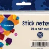 Sticknotes 75 X 125 MM - 100 Ark - Pastelgul - Centrum