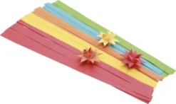 Stjernestrimler - L 45 CM - Ø 6,5 CM - B 15 MM - Assorterede Farver - 500Stk