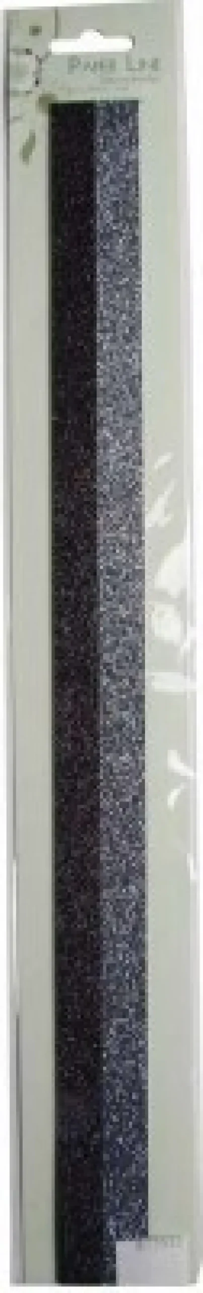 Stjernestrimler M/Glitter Sort/Sølv 15X420Mm 8Stk - Syrefri