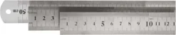 Stållineal - L 30 CM - 1 Stk