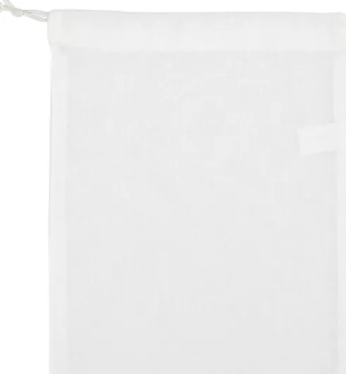 Stofpose - Str. 21X25 CM - 130 G - Hvid - 1 Stk