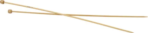 Strikkepinde Sæt - Bambus Træ - Ø 3,5 MM - L 35 CM