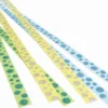 Strimler Selvklæbende Grøn/Gul/Blå 15X420Mm 6Stk - Syrefri