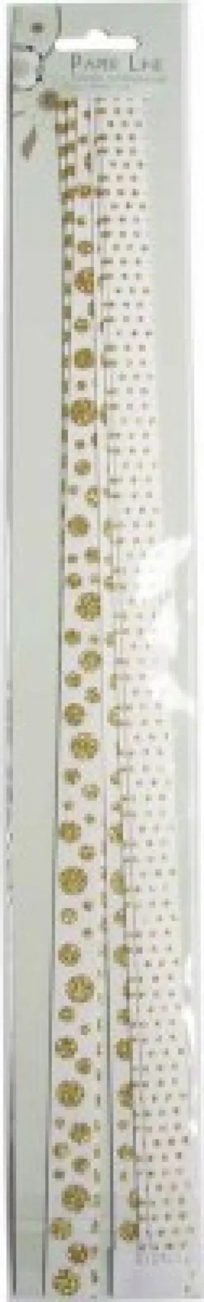 Strimler Selvklæbende Guld Motiver 15X420Mm 6Stk. - Syrefri