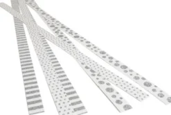Strimler Selvklæbende Sølv Motiver 15X420Mm 6Stk. - Syrefri