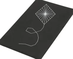 String Art Plader - Str. 20X12 CM - Tykkelse 10 MM - Sort - 16 Stk