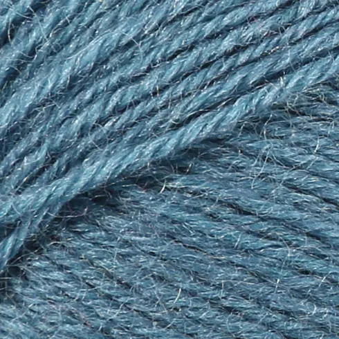 Strømpegarn - Uld+Nylon - L 200 M - Petroleum - 50 G